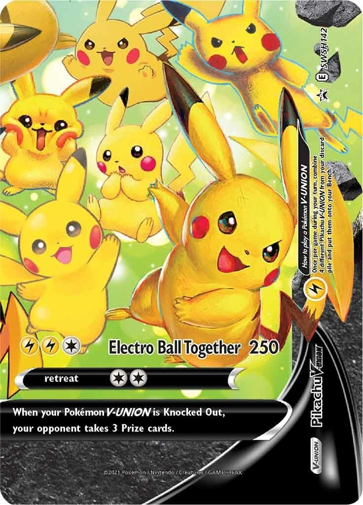 Image for Pikachu V-Union - SWSH142 (SWSH: Sword & Shield Promo Cards) (SWSH142) - Pokemon