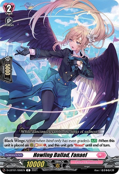 Image for Howling Ballad, Fanael (D-LBT01: Lyrical Melody) (D-LBT01/068EN) - Cardfight Vanguard