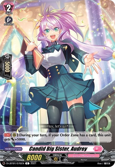 Image for Candid Big Sister, Audrey (D-LBT01: Lyrical Melody) (D-LBT01/076EN) - Cardfight Vanguard