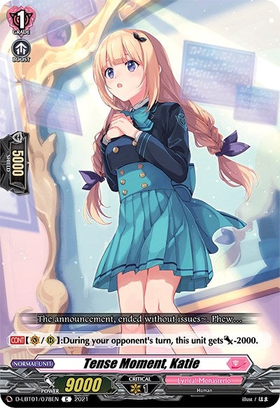 Image for Tense Moment, Katie (D-LBT01: Lyrical Melody) (D-LBT01/078EN) - Cardfight Vanguard