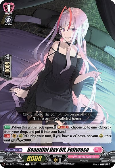 Image for Beautiful Day Off, Feltyrosa (D-LBT01: Lyrical Melody) (D-LBT01/079EN) - Cardfight Vanguard