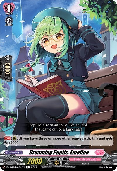 Image for Dreaming Pupils, Emeline (D-LBT01: Lyrical Melody) (D-LBT01/094EN) - Cardfight Vanguard