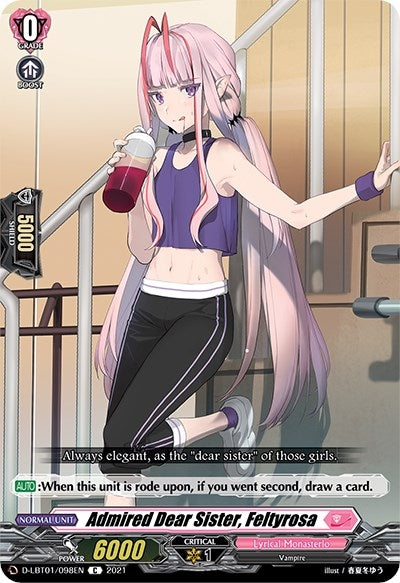 Image for Admired Dear Sister, Feltyrosa (D-LBT01: Lyrical Melody) (D-LBT01/098EN) - Cardfight Vanguard