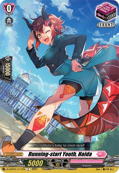 Image for Running-start Youth, Haida (D-LBT01: Lyrical Melody) (D-LBT01/111EN) - Cardfight Vanguard