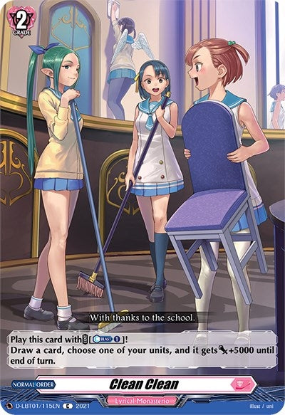 Image for Clean Clean (D-LBT01: Lyrical Melody) (D-LBT01/115EN) - Cardfight Vanguard