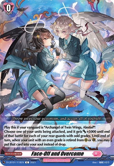 Image for Face-Off and Overcome (D-LBT01: Lyrical Melody) (D-LBT01/118EN) - Cardfight Vanguard