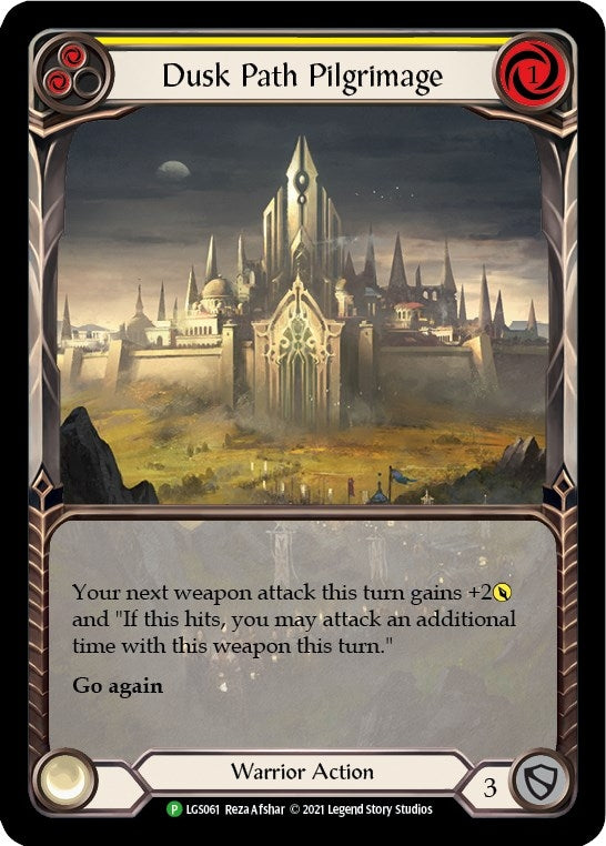 Image for Dusk Path Pilgrimage (Yellow) - LGS061 (Flesh and Blood: Promo Cards) (LGS061) - Flesh and Blood TCG