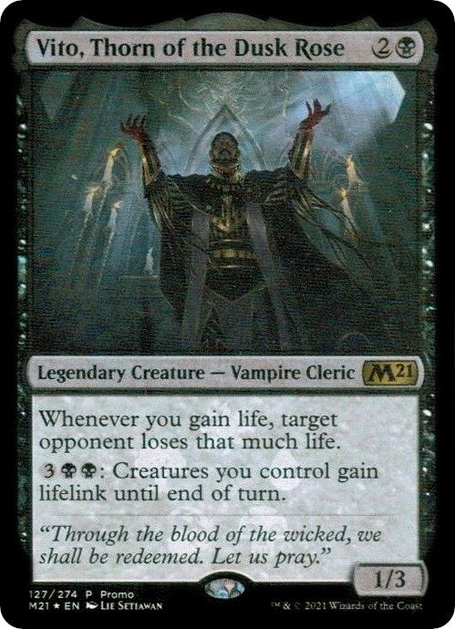 Image for Vito, Thorn of the Dusk Rose (Media Promos) (127) - Magic: The Gathering