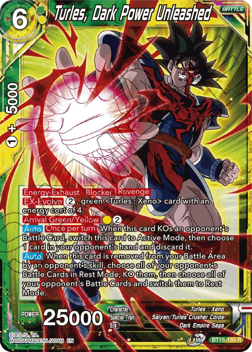 Image for Turles, Dark Power Unleashed (Saiyan Showdown) (BT15-150) - Dragon Ball Super: Masters