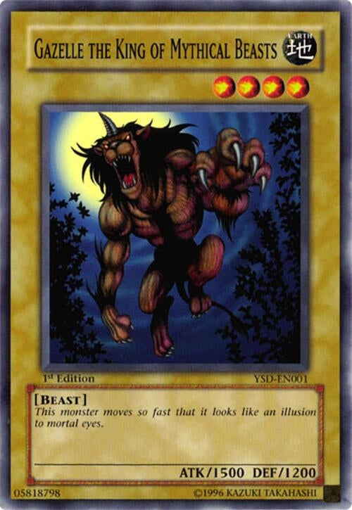 Image for Gazelle the King of Mythical Beasts (Starter Deck 2006) (YSD-EN001) - YuGiOh