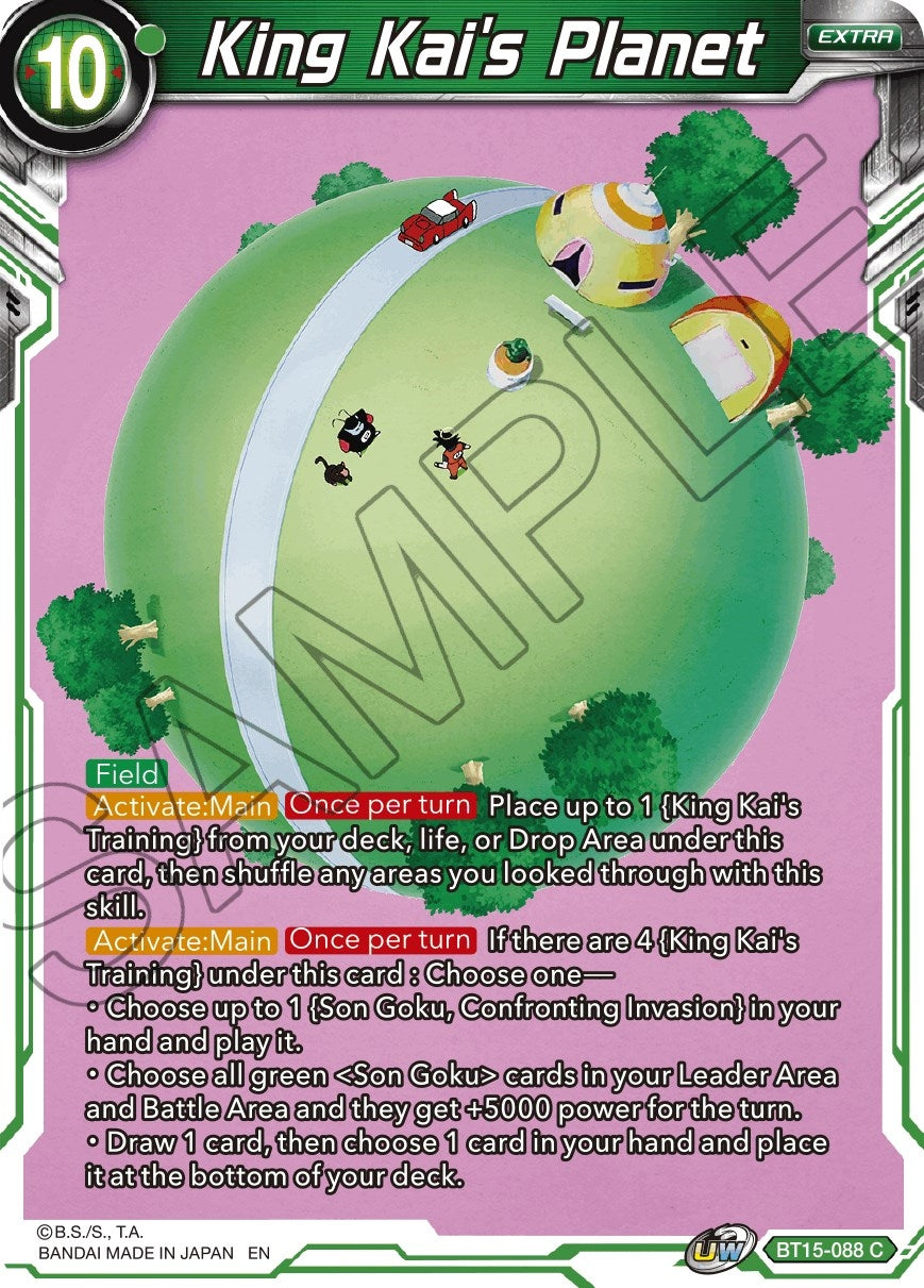 Image for King Kai's Planet (Saiyan Showdown) (BT15-088) - Dragon Ball Super: Masters