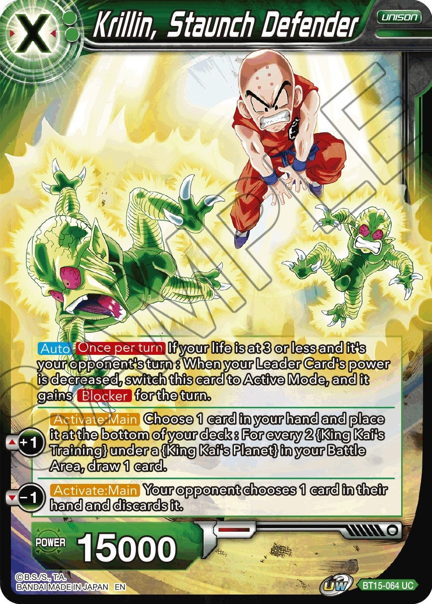 Image for Krillin, Staunch Defender (Saiyan Showdown) (BT15-064) - Dragon Ball Super: Masters