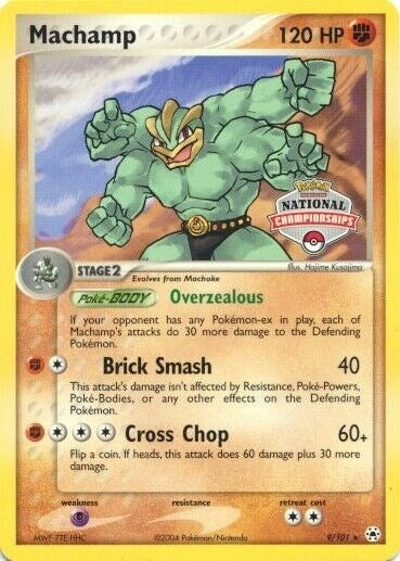 Image for Machamp - 9/101 (National Championships) (League & Championship Cards) (009/101) - Pokemon