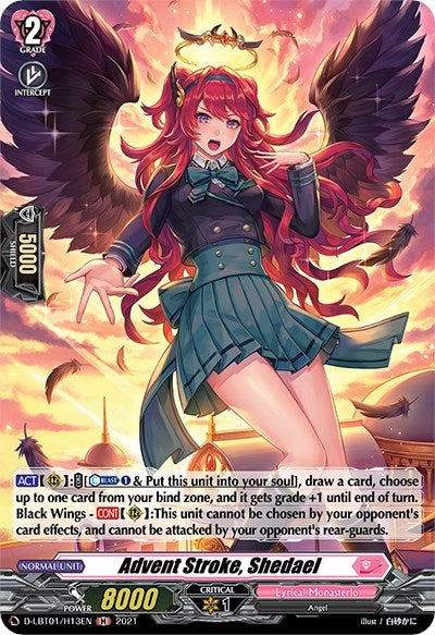Image for Advent Stroke, Shedael (Holo) (D-LBT01: Lyrical Melody) (D-LBT01/H13EN) - Cardfight Vanguard