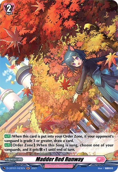 Image for Madder Red Runway (Holo) (D-LBT01: Lyrical Melody) (D-LBT01/H23EN) - Cardfight Vanguard
