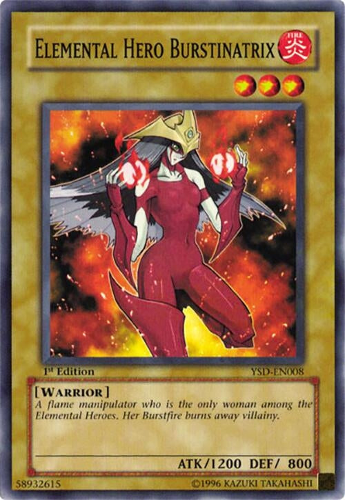Image for Elemental Hero Burstinatrix (Starter Deck 2006) (YSD-EN008) - YuGiOh