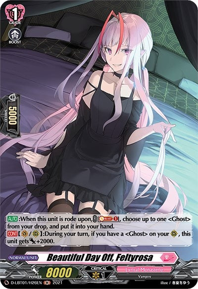Image for Beautiful Day Off, Feltyrosa (Holo) (D-LBT01: Lyrical Melody) (D-LBT01/H26EN) - Cardfight Vanguard