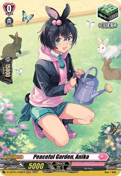 Image for Peaceful Garden, Anika (Holo) (D-LBT01: Lyrical Melody) (D-LBT01/H46EN) - Cardfight Vanguard