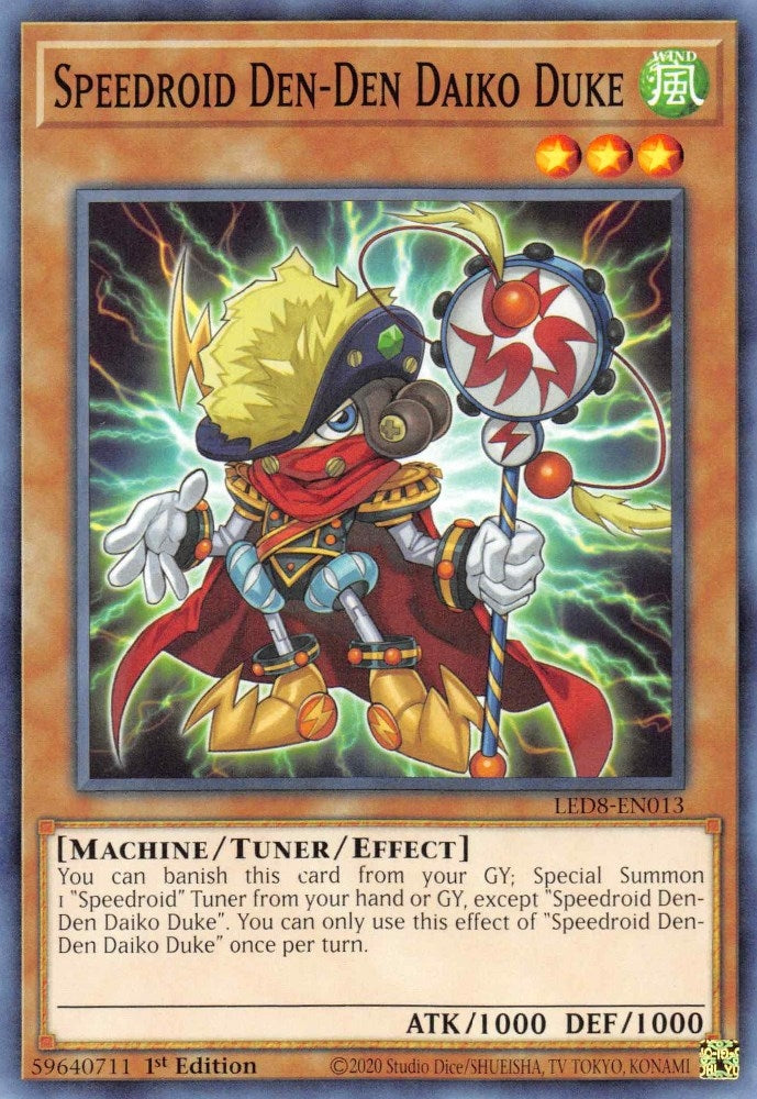 Image for Speedroid Den-Den Daiko Duke (Legendary Duelists: Synchro Storm) (LED8-EN013) - YuGiOh