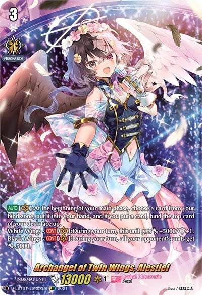 Image for Archangel of Twin Wings, Alestiel (LSR) (D-LBT01: Lyrical Melody) (D-LBT01/LSR02EN) - Cardfight Vanguard