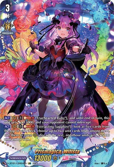 Image for Prismagica, Wilista (LSR) (D-LBT01: Lyrical Melody) (D-LBT01/LSR04EN) - Cardfight Vanguard