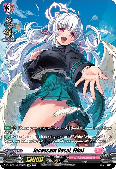 Image for Incessant Vocal, Elkel (SP) (D-LBT01: Lyrical Melody) (D-LBT01/SP05EN) - Cardfight Vanguard