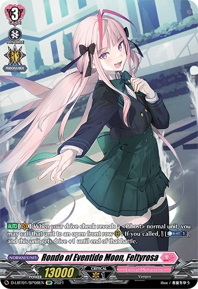 Image for Rondo of Eventide Moon, Feltyrosa (SP) (D-LBT01: Lyrical Melody) (D-LBT01/SP08EN) - Cardfight Vanguard