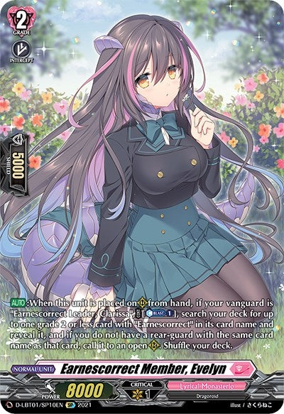 Image for Earnescorrect Member, Evelyn (SP) (D-LBT01: Lyrical Melody) (D-LBT01/SP10EN) - Cardfight Vanguard