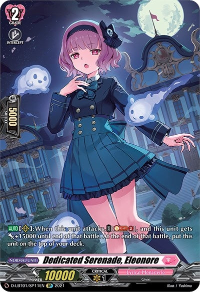 Image for Dedicated Serenade, Eleonore (SP) (D-LBT01: Lyrical Melody) (D-LBT01/SP11EN) - Cardfight Vanguard