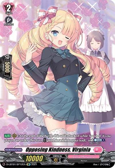 Image for Opposing Kindness, Virginia (SP) (D-LBT01: Lyrical Melody) (D-LBT01/SP12EN) - Cardfight Vanguard