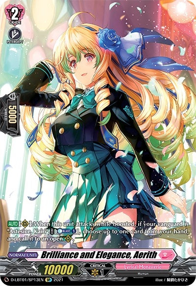 Image for Brilliance and Elegance, Aerith (SP) (D-LBT01: Lyrical Melody) (D-LBT01/SP13EN) - Cardfight Vanguard