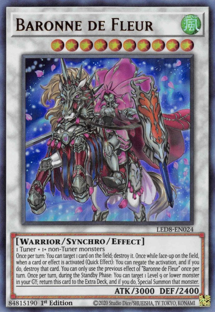Image for Baronne de Fleur (Legendary Duelists: Synchro Storm) (LED8-EN024) - YuGiOh