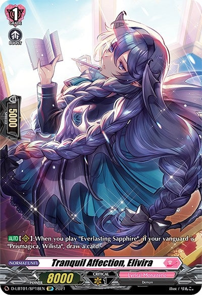 Image for Tranquil Affection, Elivira (SP) (D-LBT01: Lyrical Melody) (D-LBT01/SP18EN) - Cardfight Vanguard