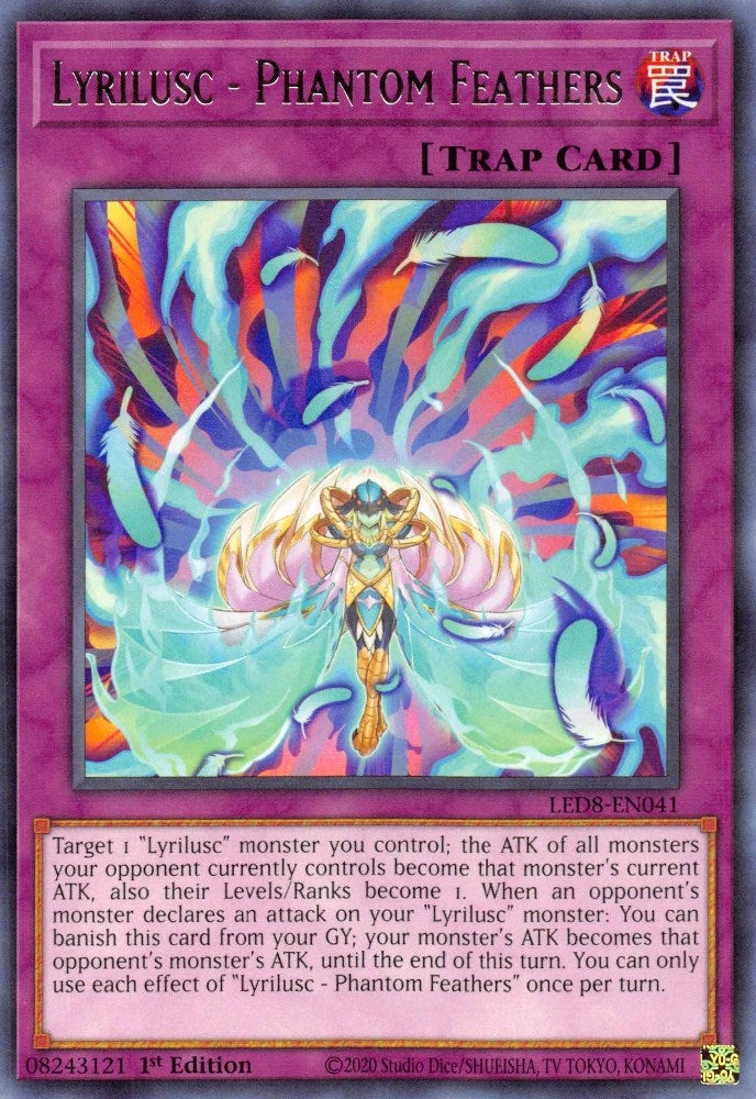 Image for Lyrilusc - Phantom Feathers (Legendary Duelists: Synchro Storm) (LED8-EN041) - YuGiOh