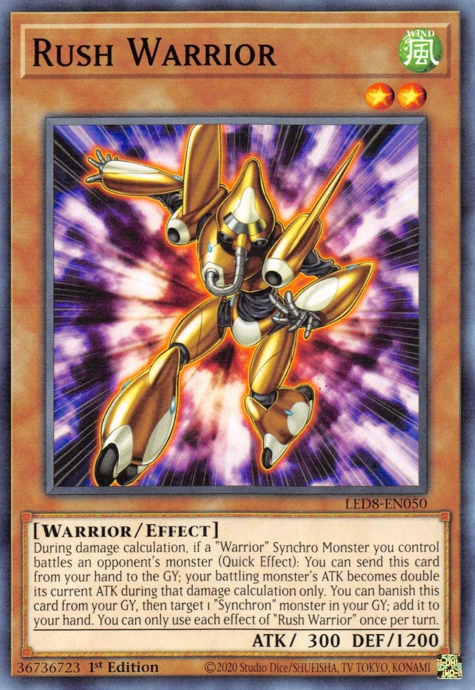 Image for Rush Warrior (Legendary Duelists: Synchro Storm) (LED8-EN050) - YuGiOh