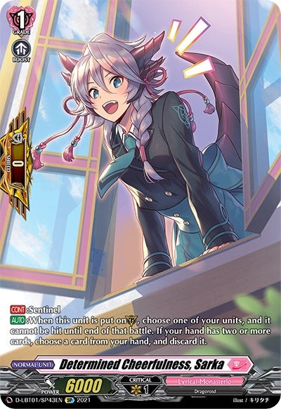 Image for Determined Cheerfulness, Sarka (SP) (D-LBT01: Lyrical Melody) (D-LBT01/SP43EN) - Cardfight Vanguard