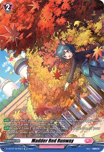 Image for Madder Red Runway (SP) (D-LBT01: Lyrical Melody) (D-LBT01/SP48EN) - Cardfight Vanguard