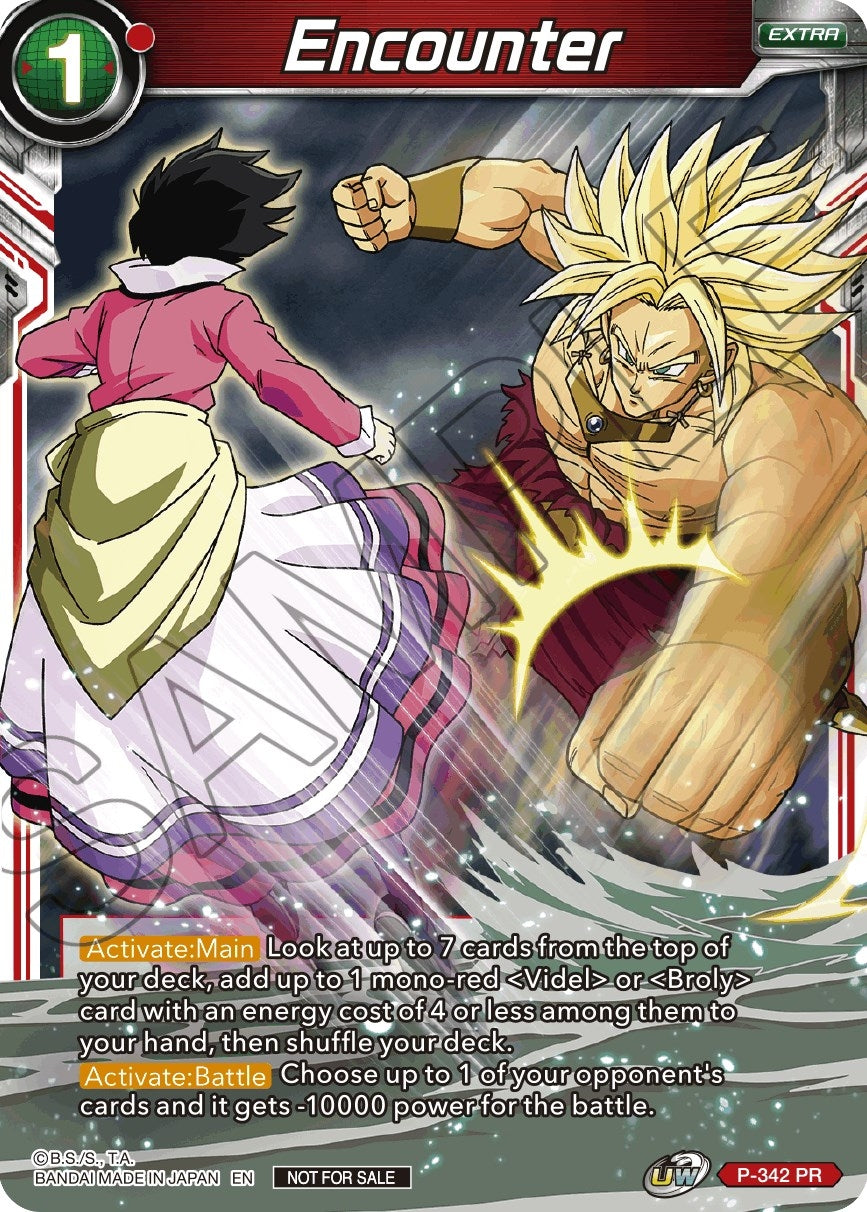 Image for Encounter (Tournament Promotion Cards) (P-342) - Dragon Ball Super: Masters
