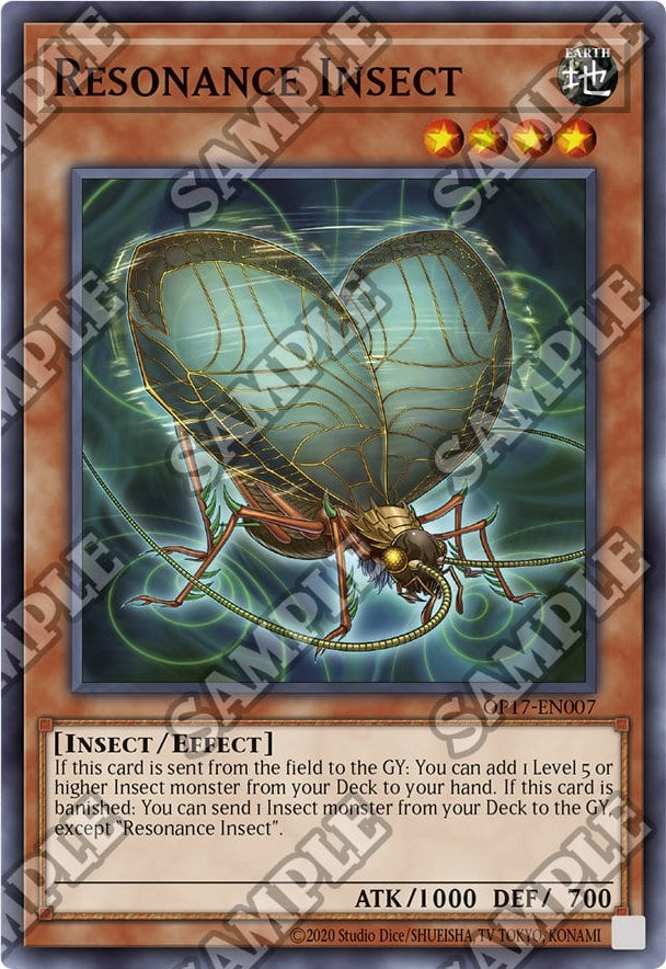 Image for Resonance Insect (OTS Tournament Pack 17) (OP17-EN007) - YuGiOh