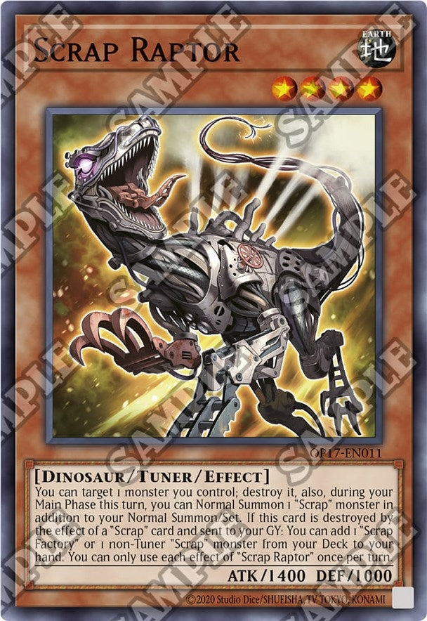 Image for Scrap Raptor (OTS Tournament Pack 17) (OP17-EN011) - YuGiOh