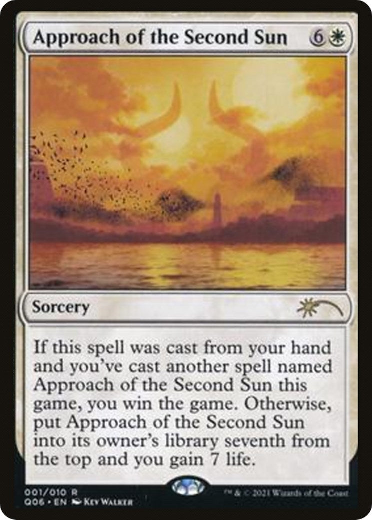 Image for Approach of the Second Sun (Unique and Miscellaneous Promos) (1) - Magic: The Gathering