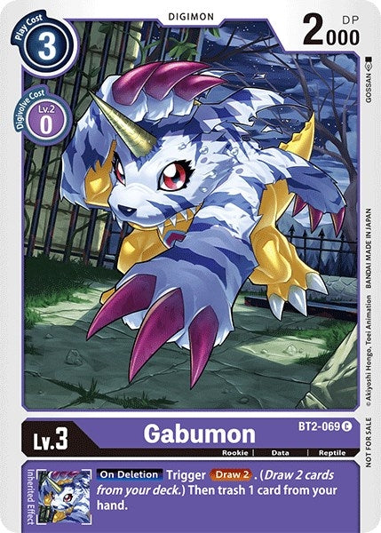 Image for Gabumon - BT2-069 (Official Tournament Pack Vol.3) (BT01-03A) (BT2-069 C) - Digimon Card Game