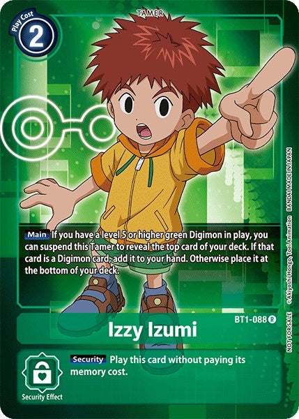 Image for Izzy Izumi (Official Tournament Pack Vol.3) (BT01-03A) (BT1-088 R) - Digimon Card Game