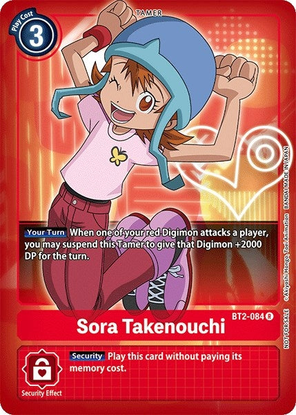 Image for Sora Takenouchi (Official Tournament Pack Vol.3) (BT01-03A) (BT2-084 R) - Digimon Card Game