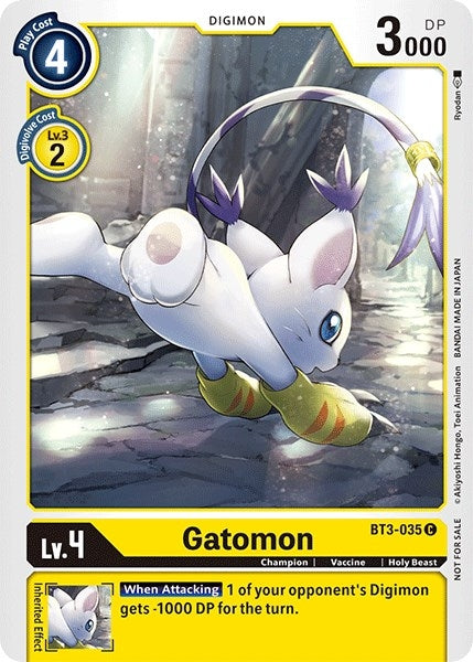 Image for Gatomon - BT3-035 (Official Tournament Pack Vol.3) (BT01-03A) (BT3-035 C) - Digimon Card Game