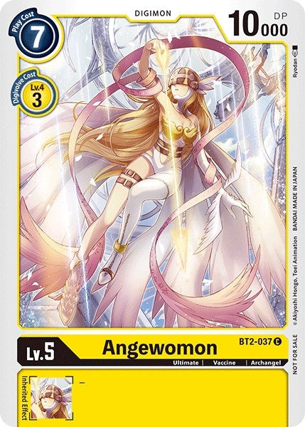 Image for Angewomon - BT2-037 (Official Tournament Pack Vol.3) (BT01-03A) (BT2-037 C) - Digimon Card Game