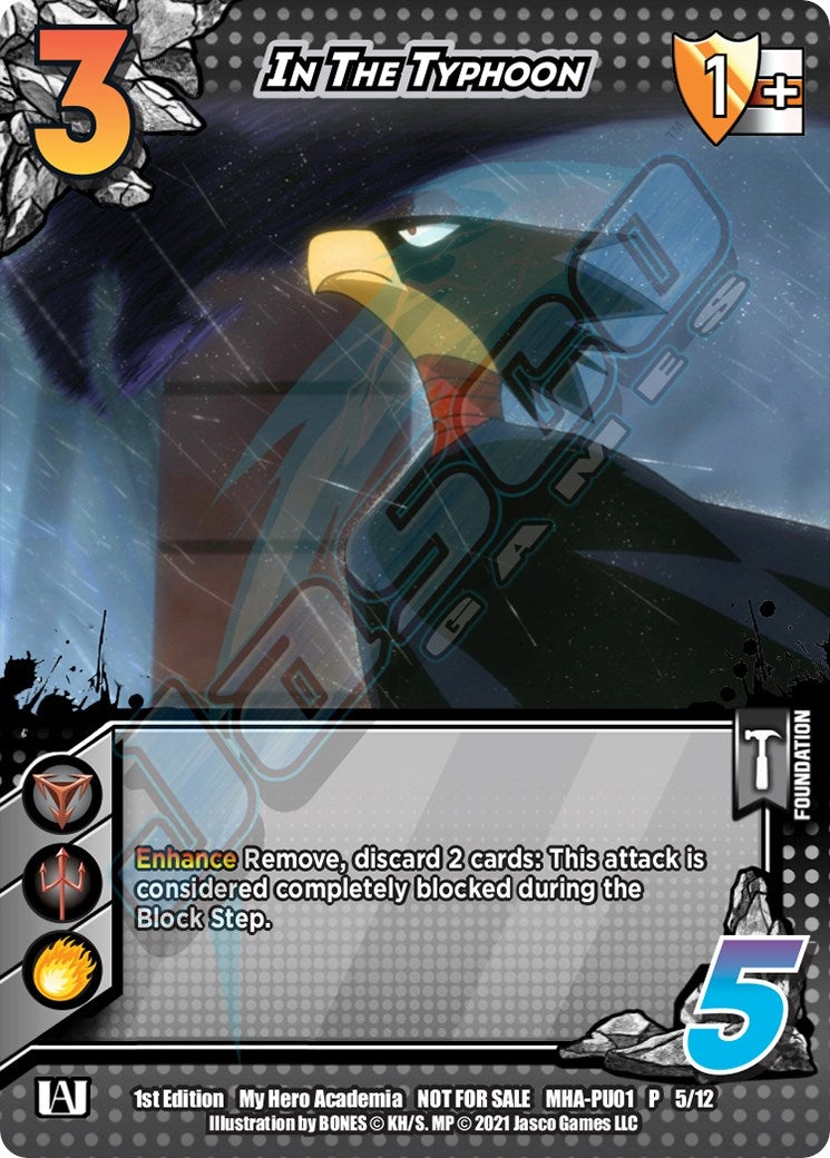 Image for In the Typhoon (Plus Ultra Pack 1) (UniVersus: My Hero Academia Promo Cards) (MHA-PU01 5/12) - UniVersus