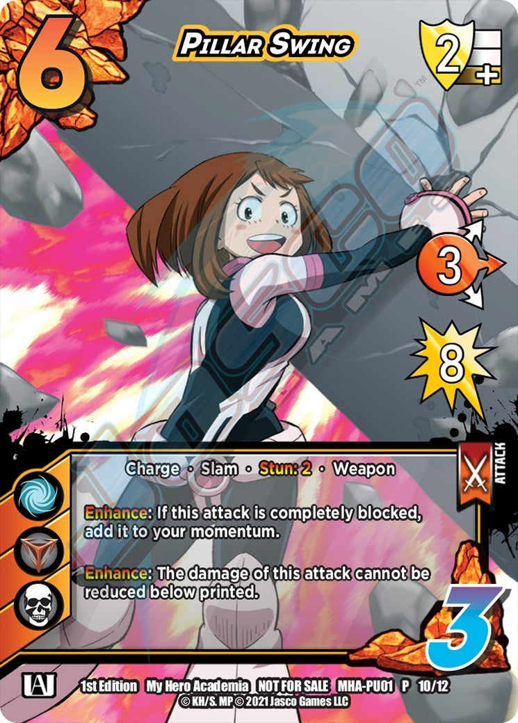 Image for Pillar Swing (Plus Ultra Pack 1) (UniVersus: My Hero Academia Promo Cards) (MHA-PU01 10/12) - UniVersus