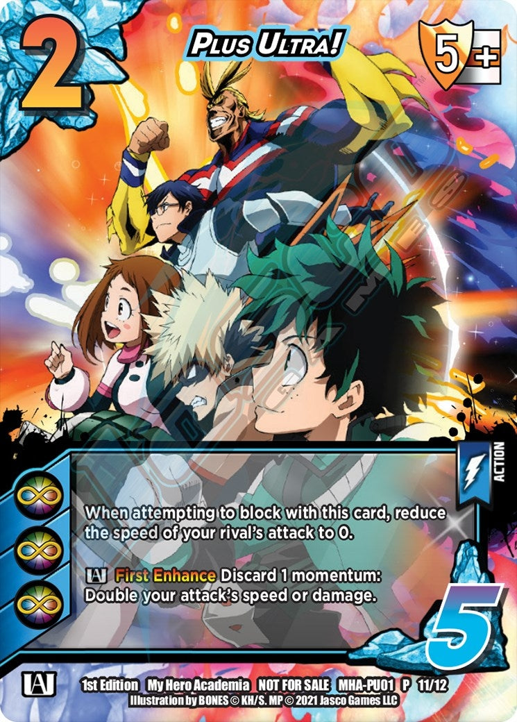 Image for Plus Ultra! (Plus Ultra Pack 1) (UniVersus: My Hero Academia Promo Cards) (MHA-PU01 11/12) - UniVersus