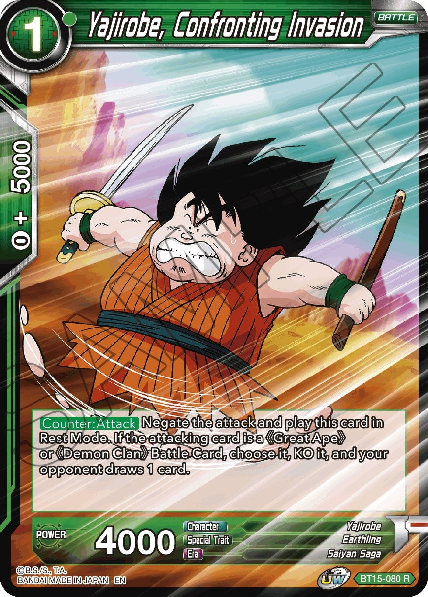 Image for Yajirobe, Confronting Invasion (Saiyan Showdown) (BT15-080) - Dragon Ball Super: Masters